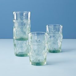 Lenox Premium Butterfly Meadow Green Tall Glasses, Set of 4