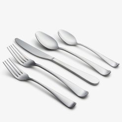 Lenox Premium Rhiannon Satin 45-Piece Flatware Set