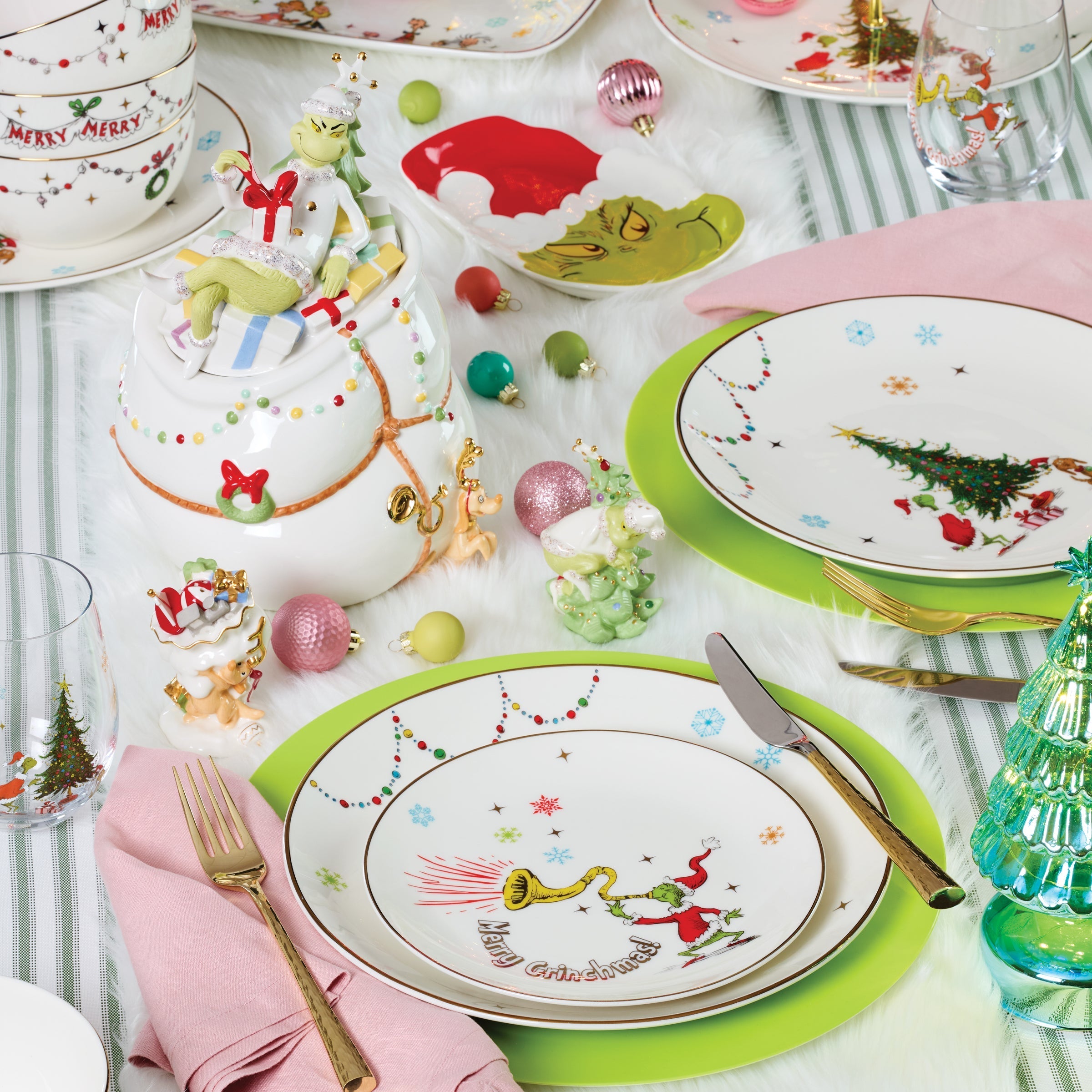 Lenox Premium Merry Grinchmas Cookie Jar - Image 3