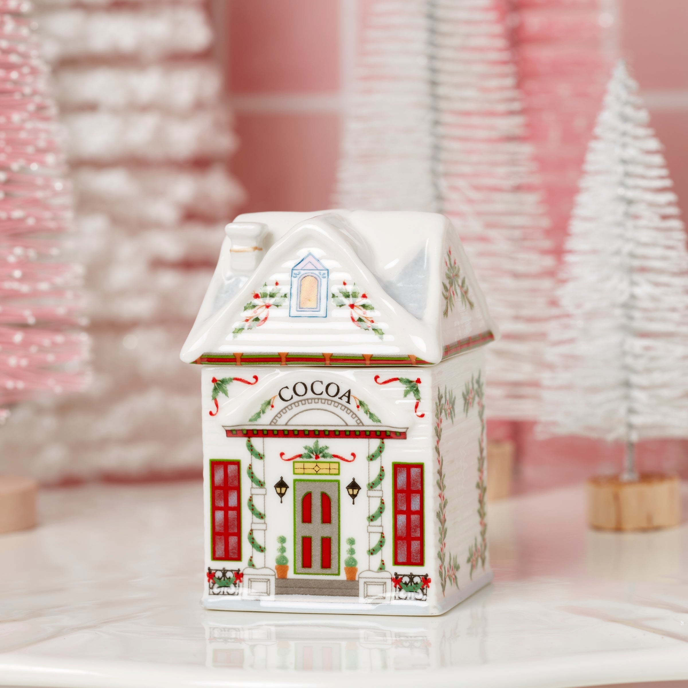 Lenox Premium Lenox Spice Village 6-Piece Christmas Spice Jar Set - Image 4