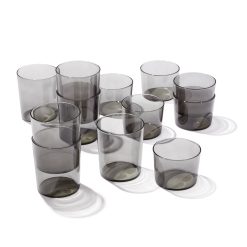 Lenox Premium Stackables Smoke Short & Tall Glasses 12-Piece Set