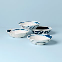 Lenox Premium Blue Bay Melamine All-Purpose Bowls, Set of 4