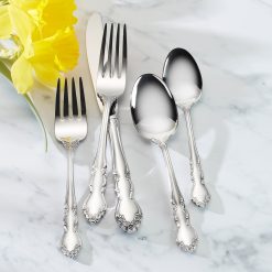 Alternative view of Lenox Premium Dover 20-Piece Flatware Set