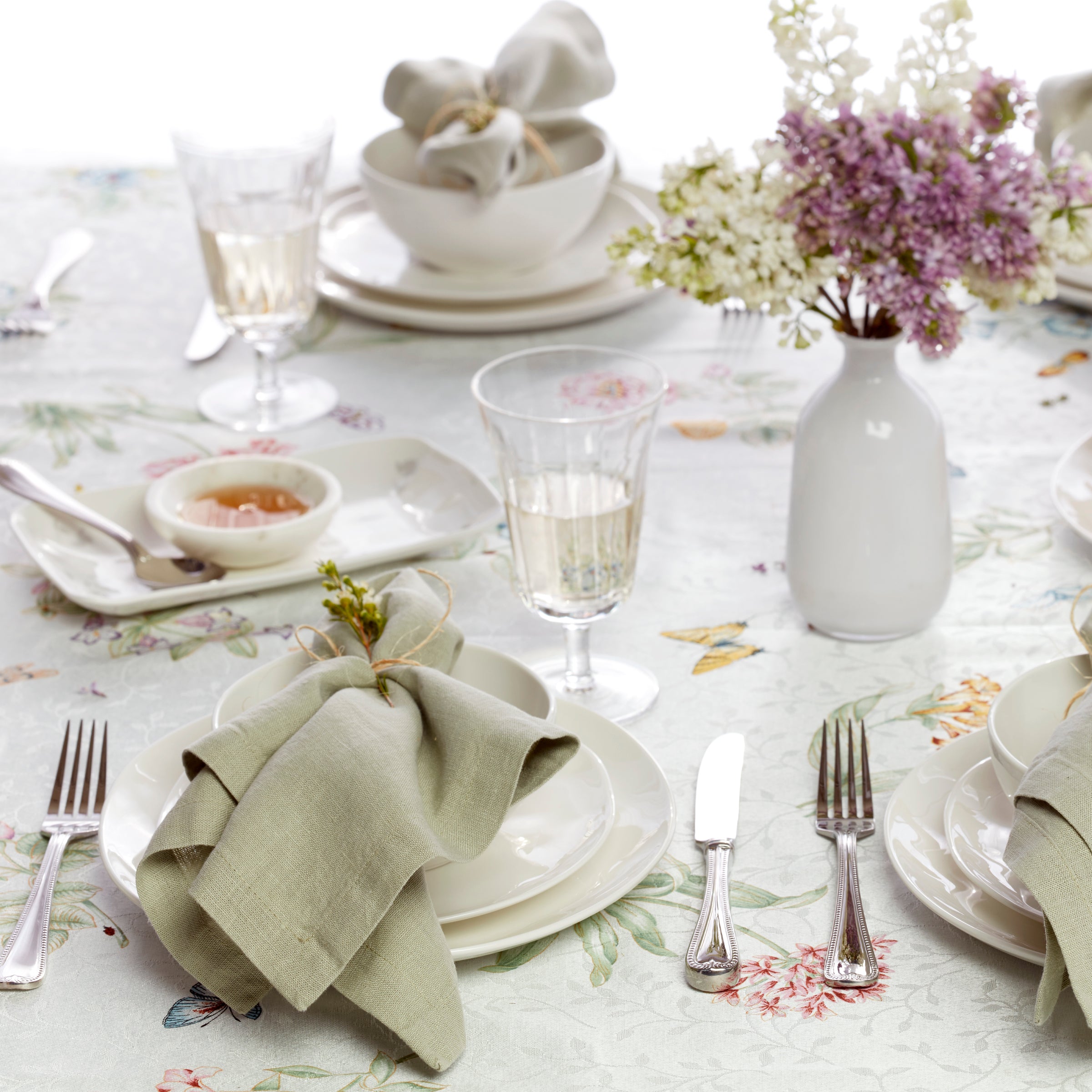 Lenox Premium Bay Colors White Dinner Plates, Set of 4 - Image 5