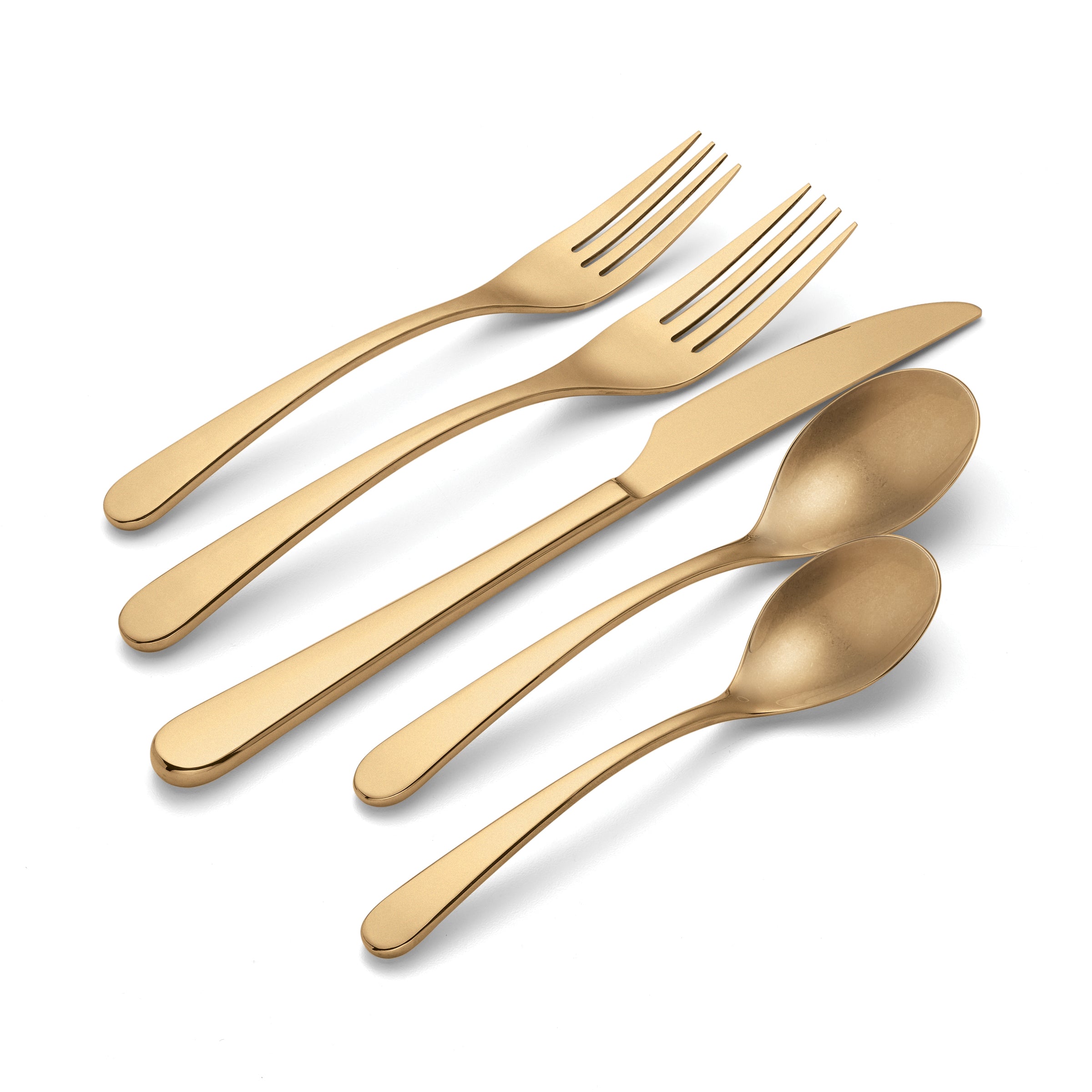 Lenox Premium Kenbrook Champagne Vintage 20-Piece Flatware Set - Image 4