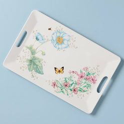 Lenox Premium Butterfly Meadow Melamine Handled Tray