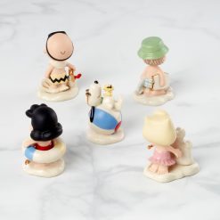Alternative view of Lenox Premium Peanuts 5-Piece Beach Party Figurine Set