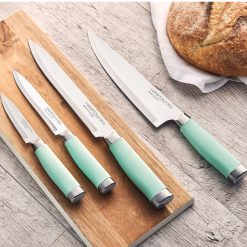 Alternative view of Lenox Premium Epicure Pistachio 17-Piece Cutlery Block Set