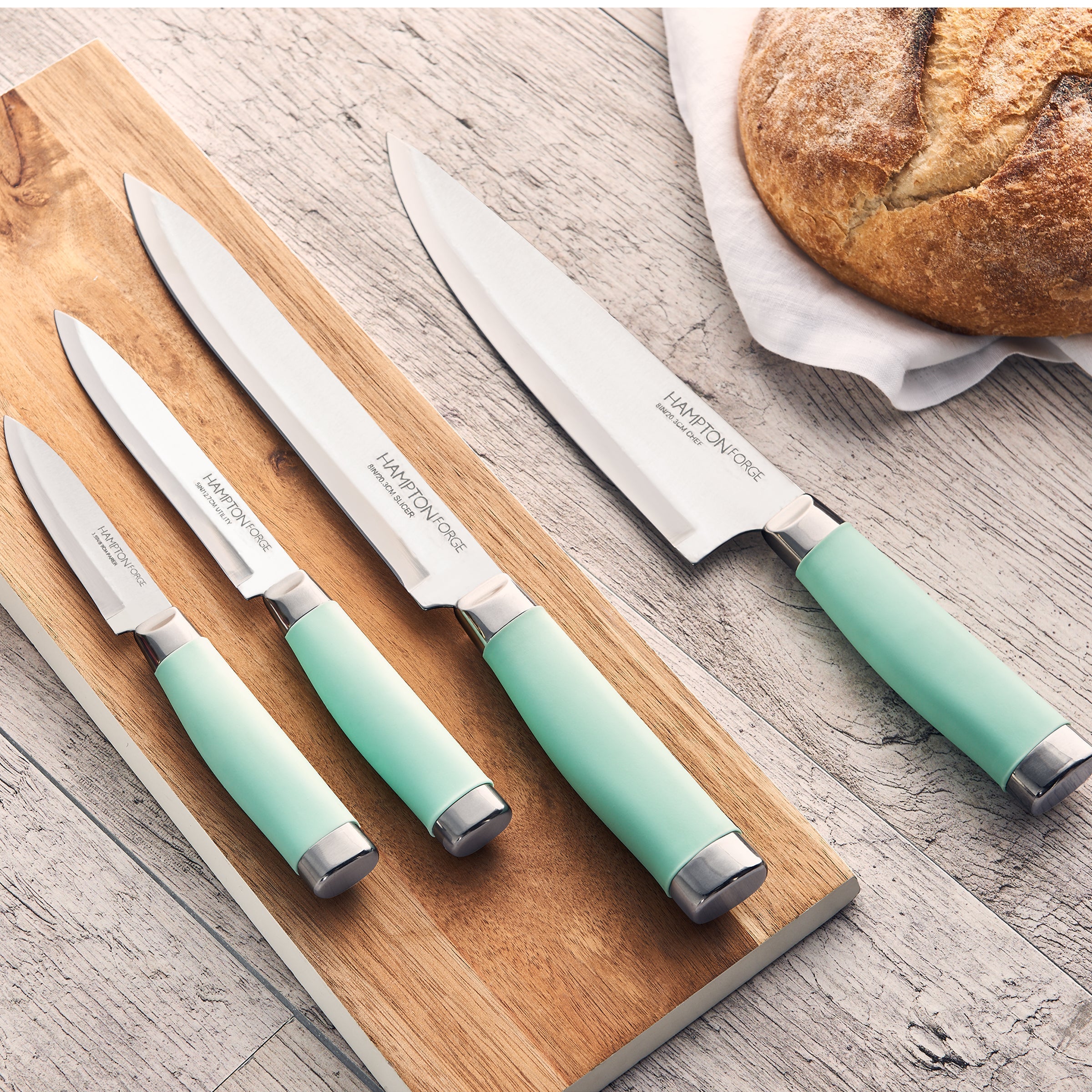 Lenox Premium Epicure Pistachio 17-Piece Cutlery Block Set - Image 2