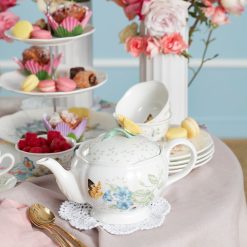 Alternative view of Lenox Premium Butterfly Meadow 9-Piece Tea Set