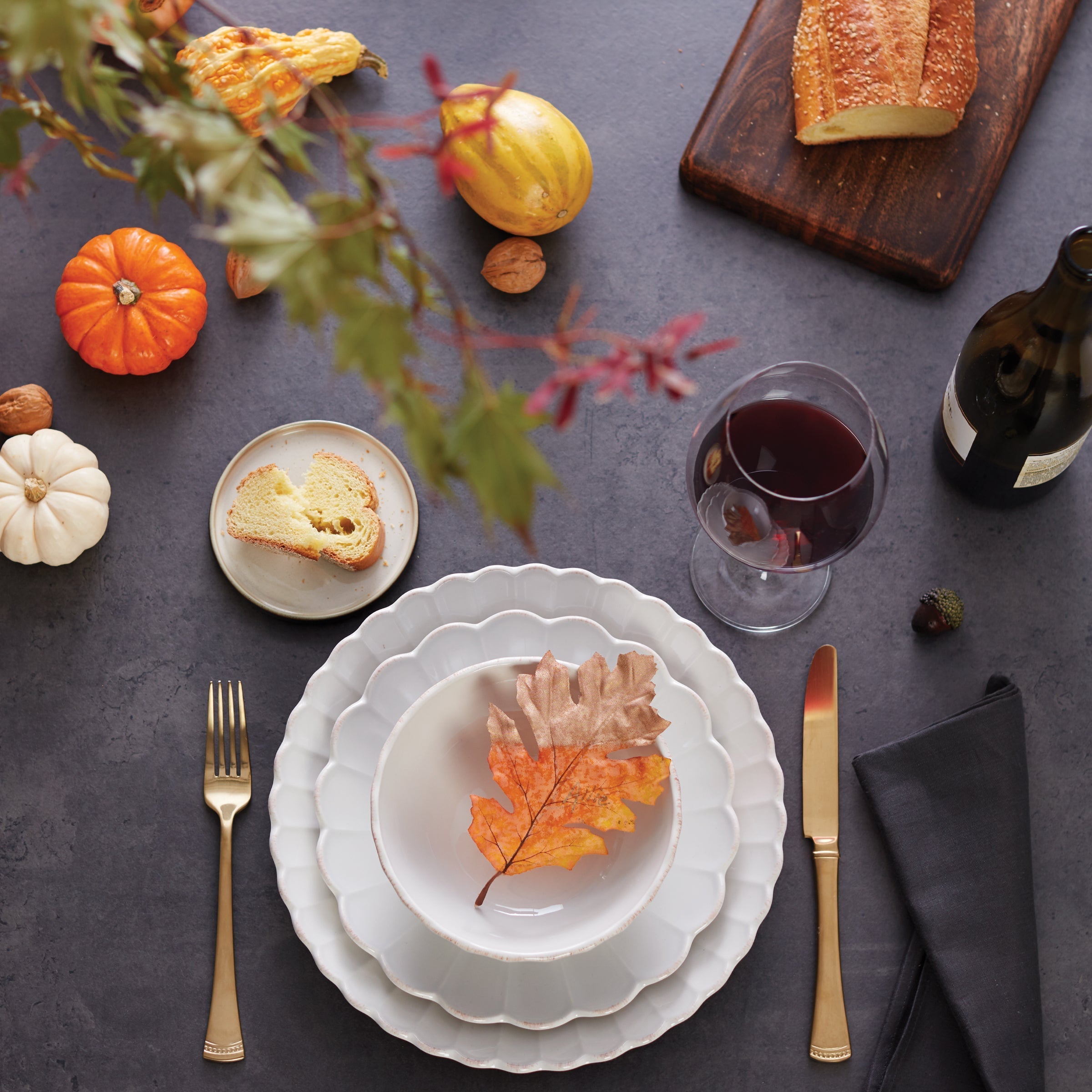 Lenox Premium French Perle Scallop White 4-Piece Place Setting - Image 14