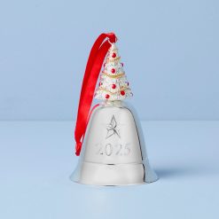 Lenox Premium 2026 Musical Bell Silverplate Ornament