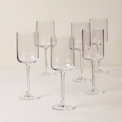Lenox Premium Tuscany Classics Straight White Wine Glasses, Set of 6