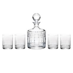 Lenox Premium Tempo Crystal 5-Piece Whiskey Set