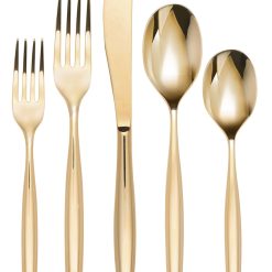 Lenox Premium Braga Gold Mirror 20-Piece Flatware Set