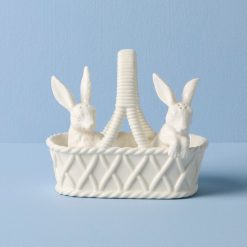 Lenox Premium Wicker Creek Bunny Salt & Pepper Set