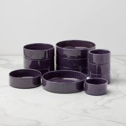Alternative view of Lenox Premium Modulus Nightshade 12-Piece Bowl Set