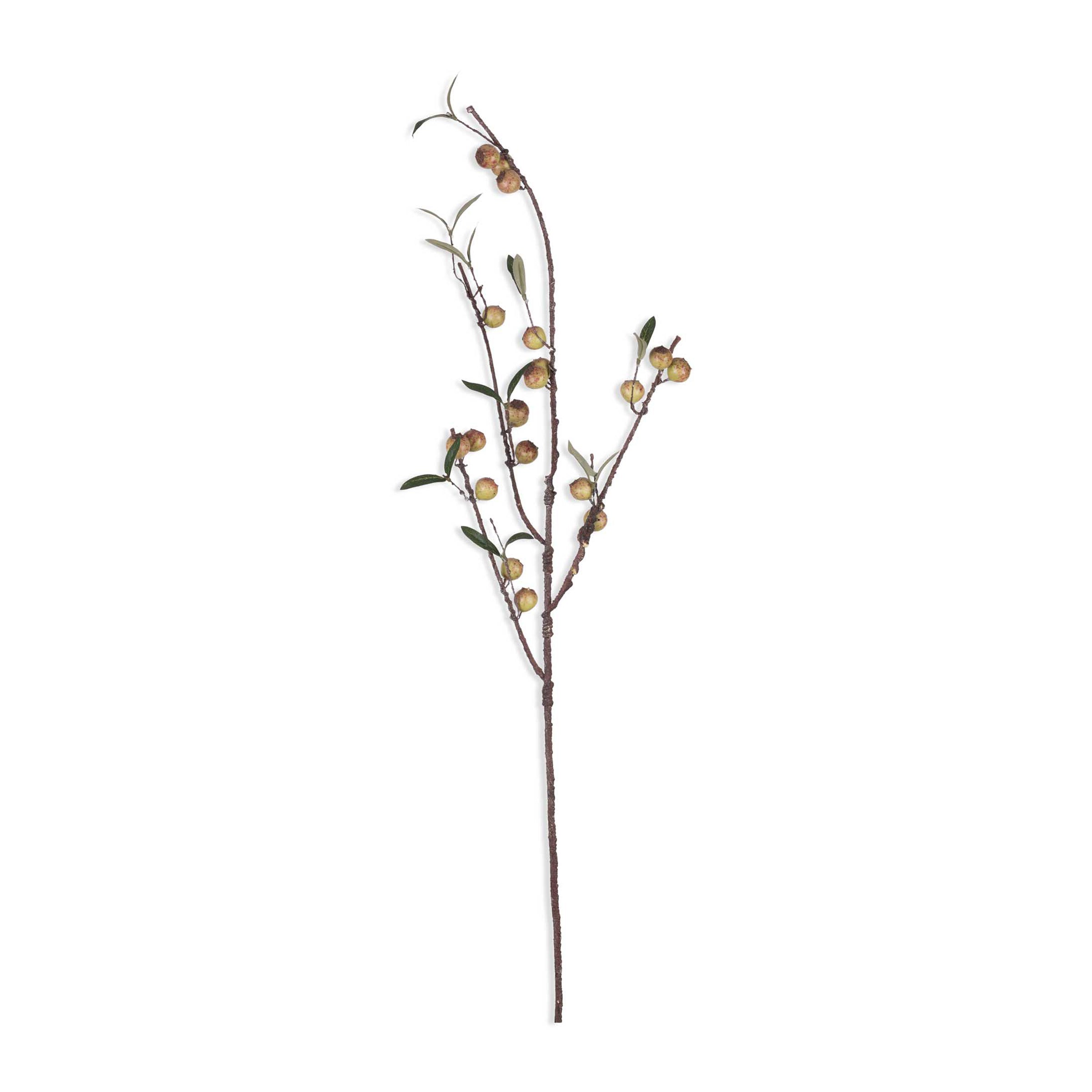 Lenox Premium Artificial Rosehip Stem, Dappled - Image 2