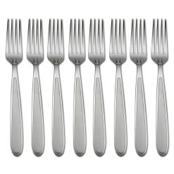 Lenox Premium Jordan Frosted Dinner Forks, Set of 8