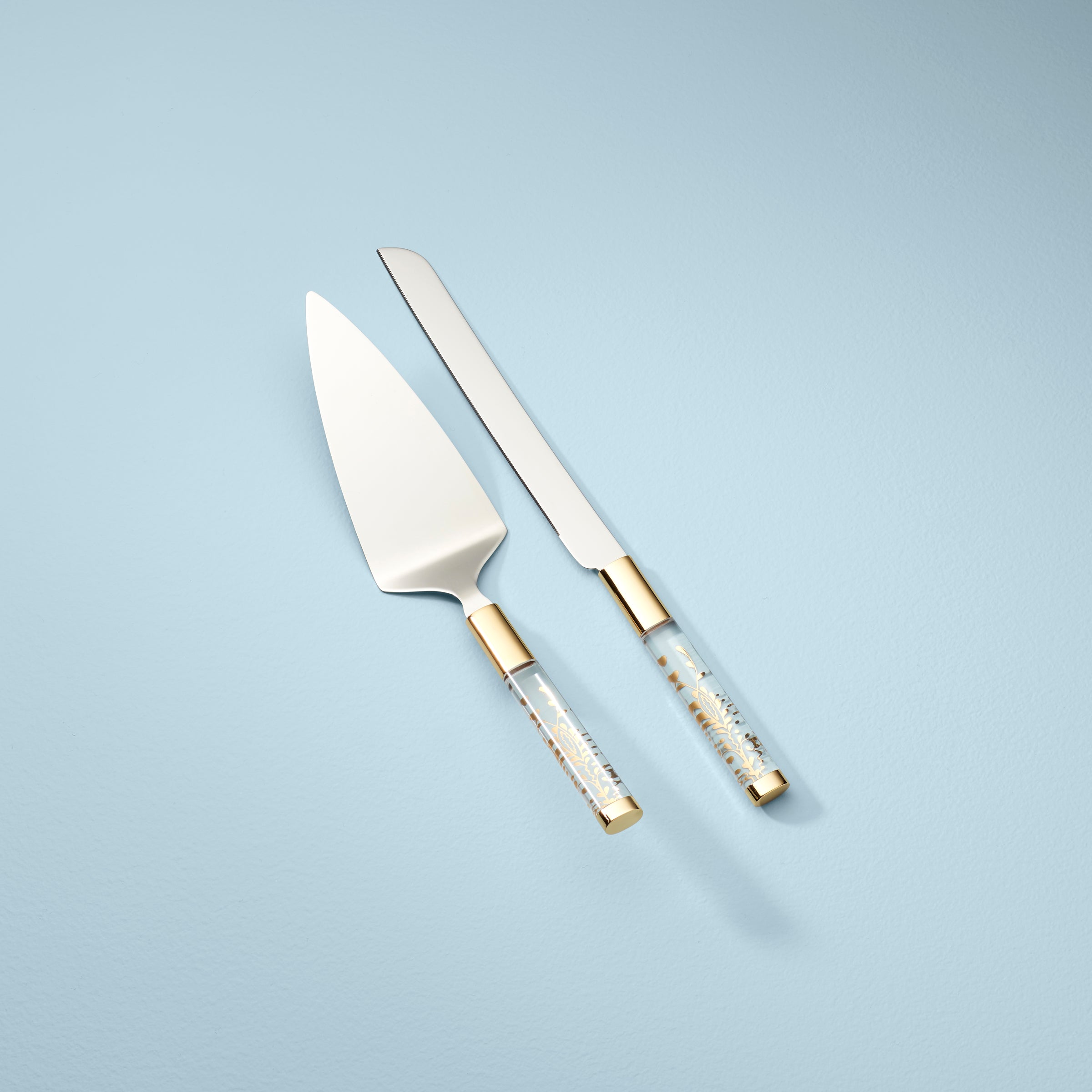 Lenox Premium Opal Innocence 2-Piece Cake Knife & Server Set