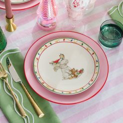 Alternative view of Lenox Premium Merry Marcel Moose 4-Piece Dessert Plate Set