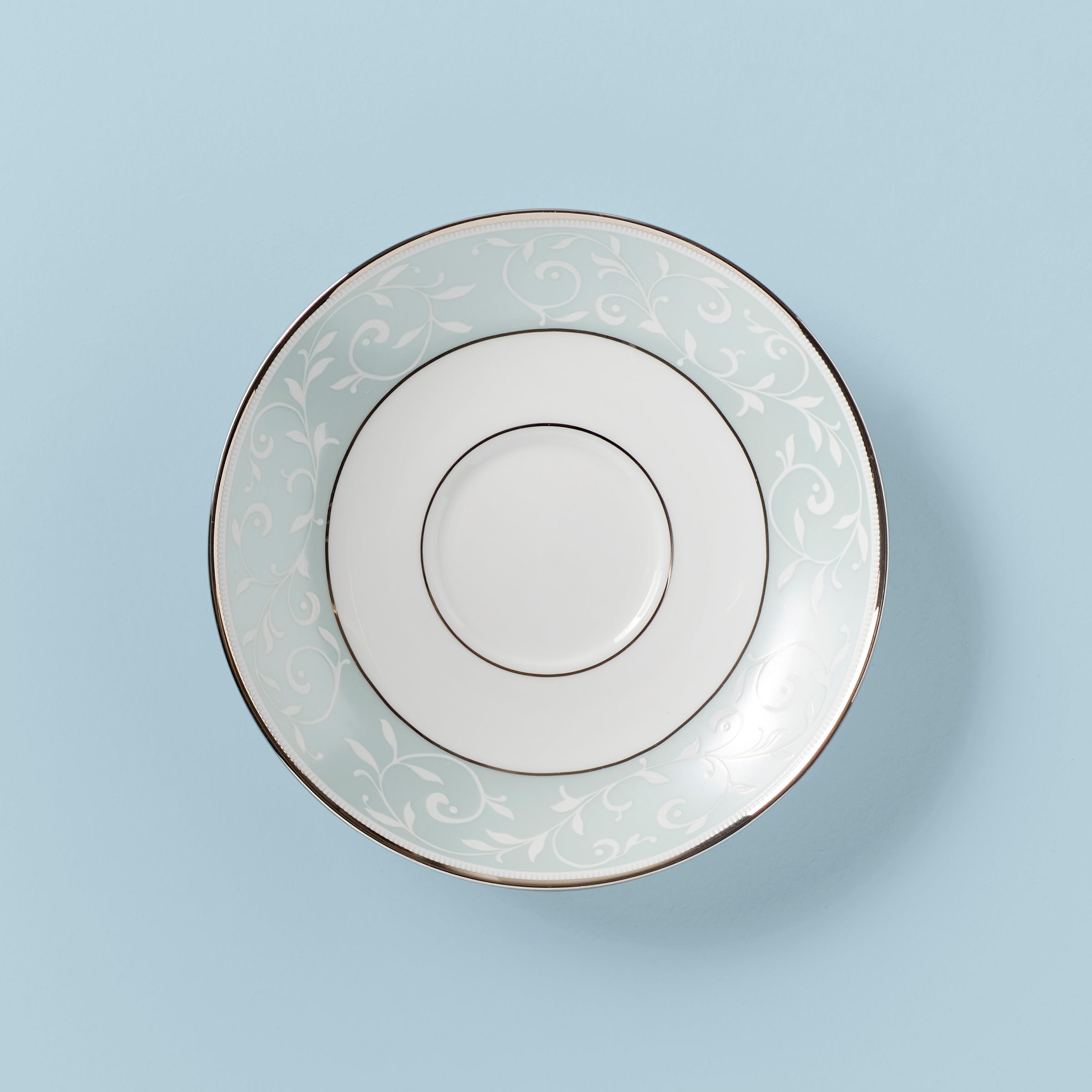 Lenox Premium Opal Innocence Blue Saucer