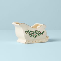 Alternative view of Lenox Premium Holiday Sleigh Candy Dish