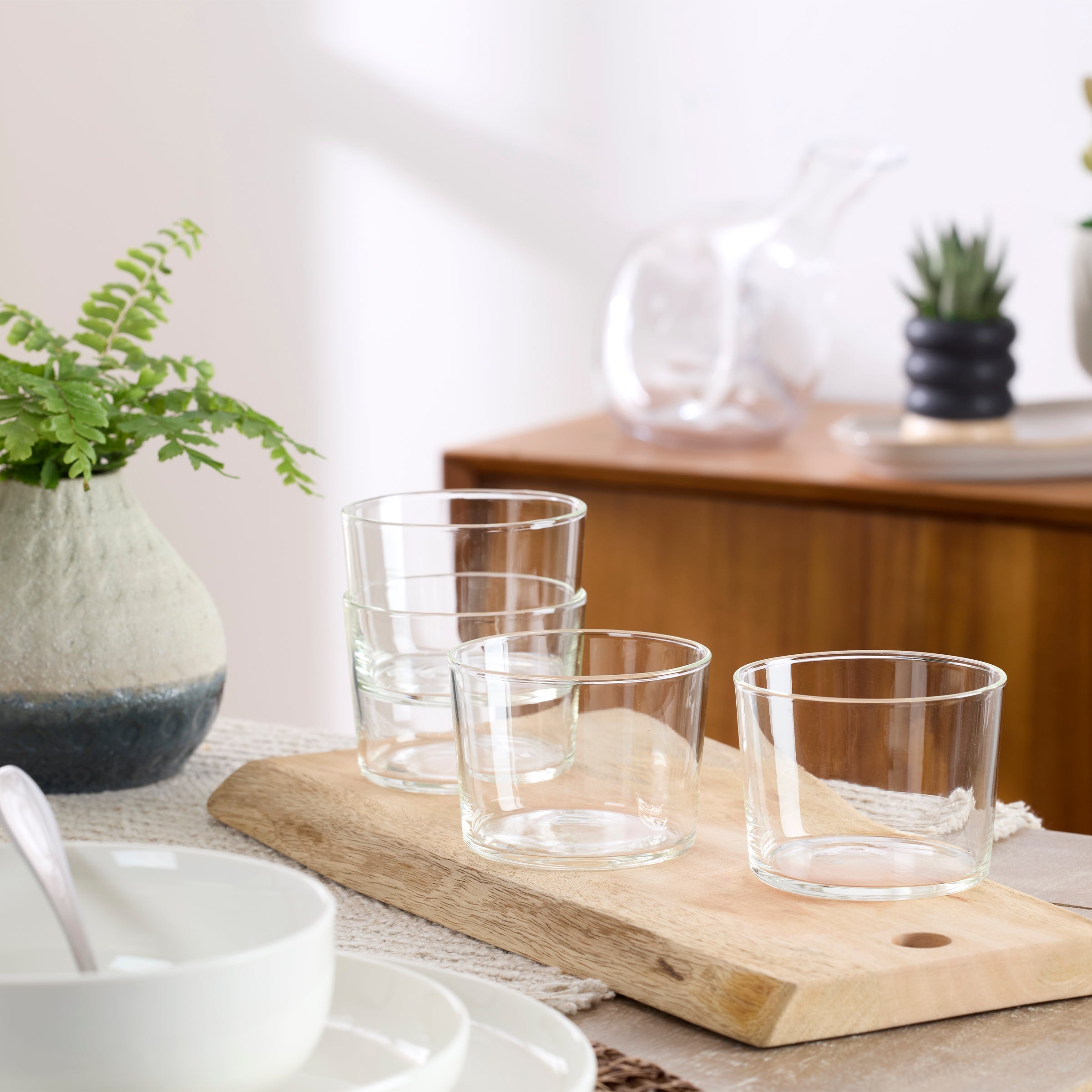 Lenox Premium Stackables Clear Short & Tall Glasses 12-Piece Set - Image 3