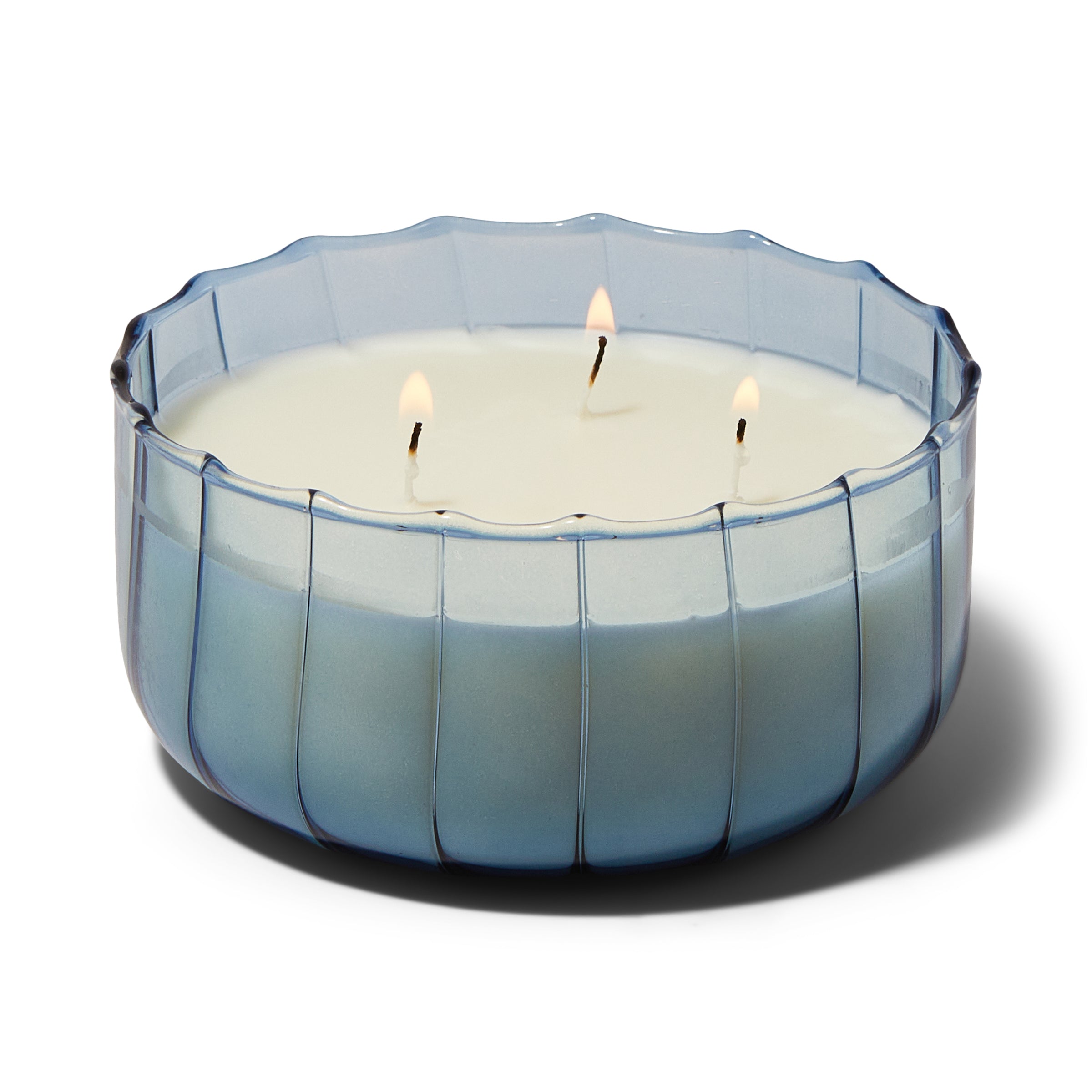 Lenox Premium Ripple Peppered Indigo 12oz Candle