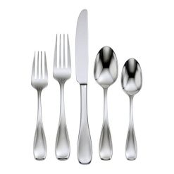 Lenox Premium Brushed Satin Voss 45 Piece Flatware Set