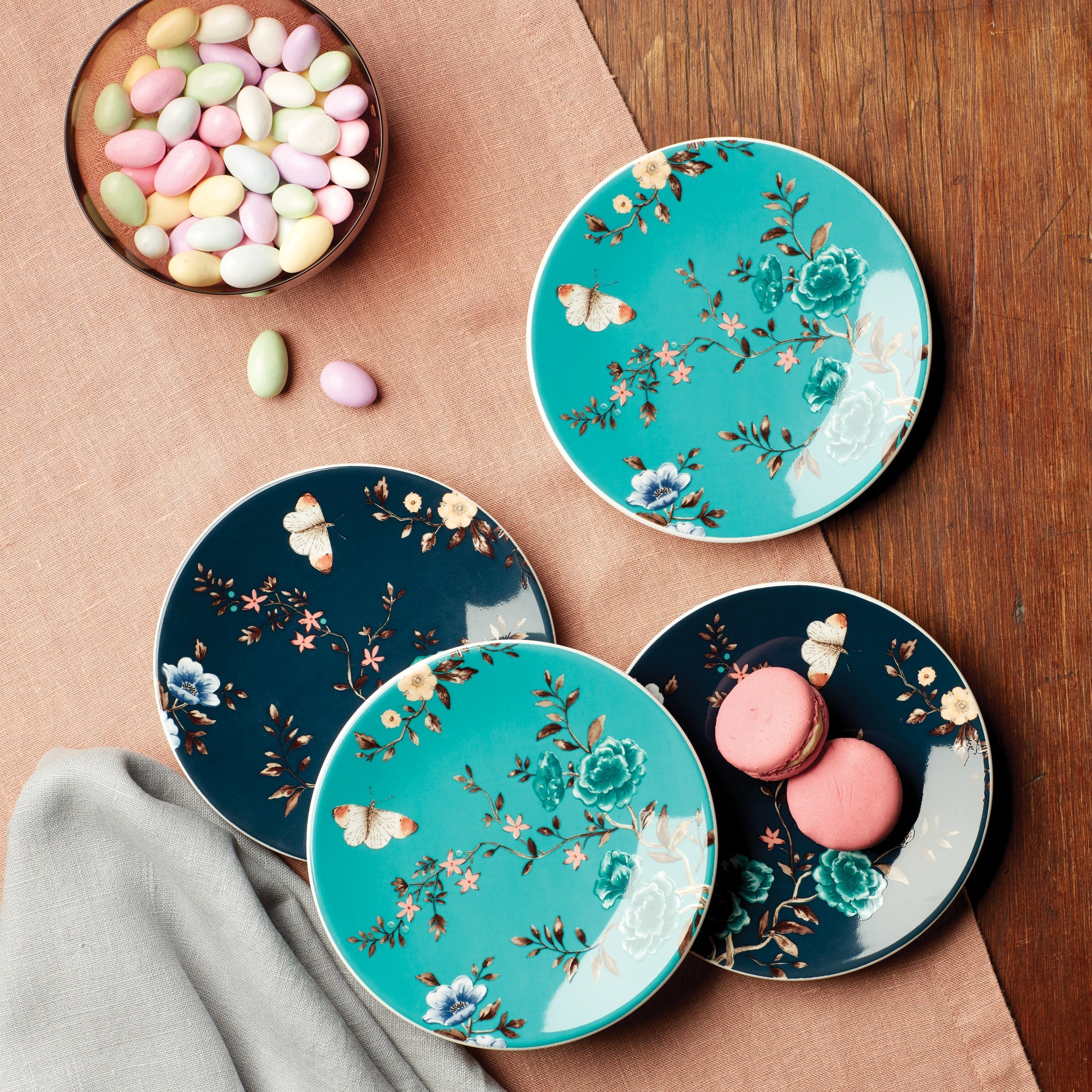 Lenox Premium Sprig & Vine Tidbit Plates, Set of 4 - Image 3