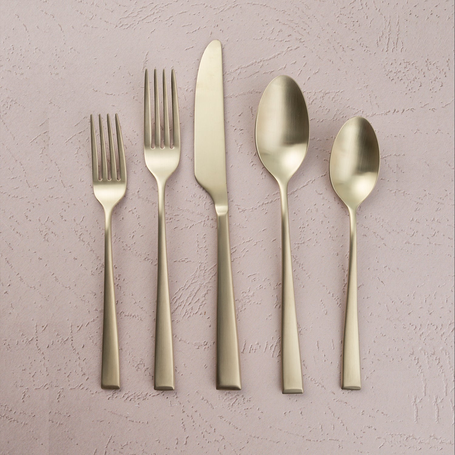 Lenox Premium Marlise Champagne Satin 20-Piece Flatware Set - Image 3