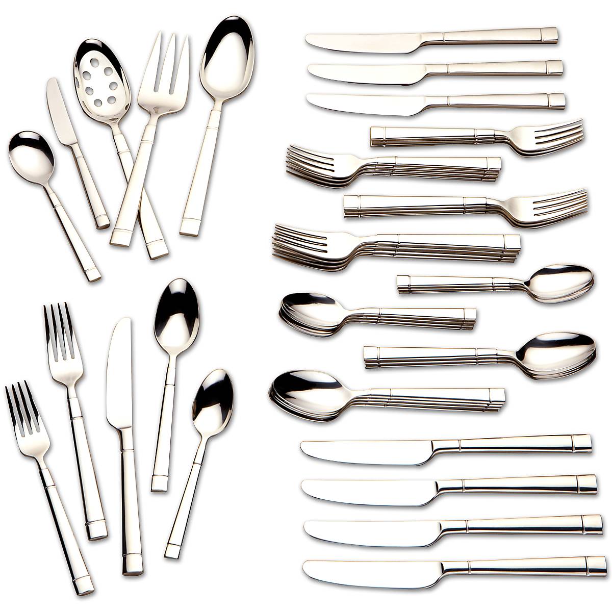 Lenox Premium Fair Harbor 45-Piece Flatware Set