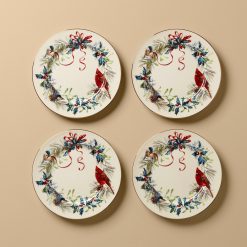Lenox Premium Winter Greetings Salad Plates, Set of 4