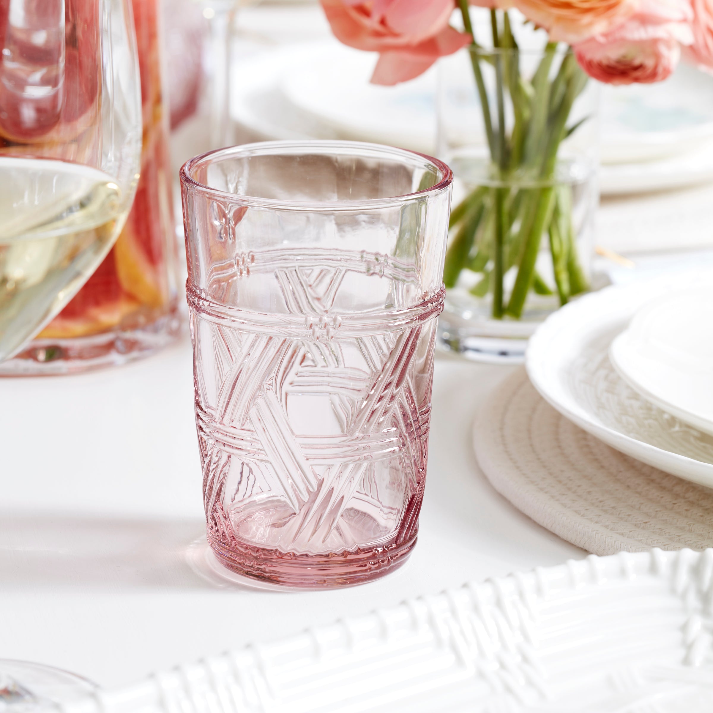Lenox Premium Butterfly Meadow Pink Tall Glasses, Set of 4 - Image 2