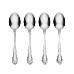 Lenox Premium True Rose Everyday Flatware Dinner Spoons, Set Of 4