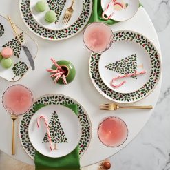 Alternative view of Lenox Premium Evergreen Dinner Plates, Set of 4