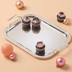 Alternative view of Lenox Premium Silverplate Rectangular Tray With Handles