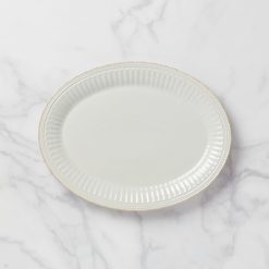 Lenox Premium French Perle Groove White Platter