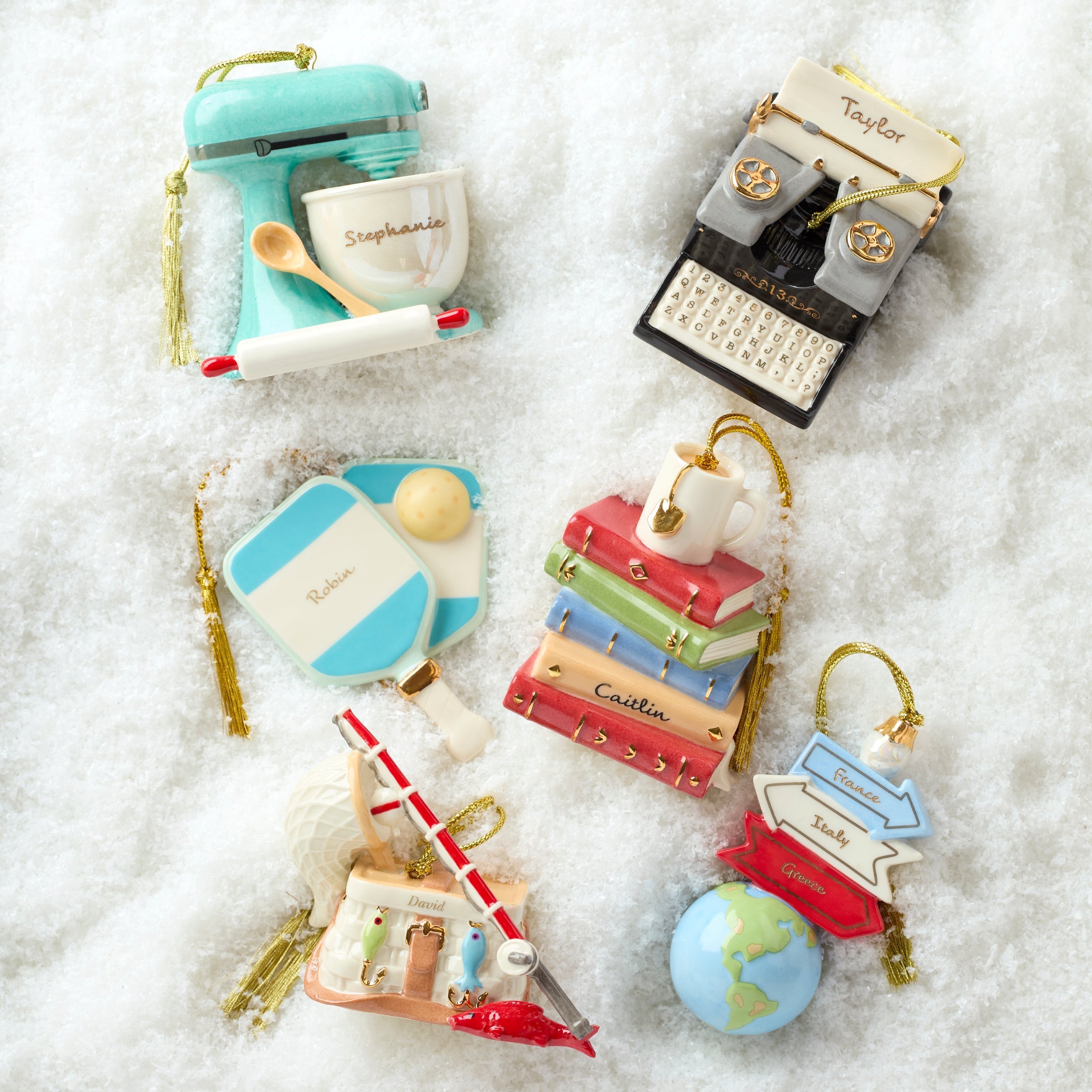 Lenox Premium Personalized Bookworm Ornament - Image 5