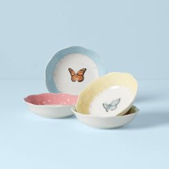 Lenox Premium Butterfly Meadow Fruit Bowls, Set 4