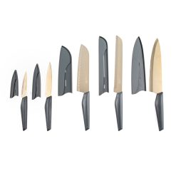 Lenox Premium 10-Piece Cutlery Set in Grey and Champagne