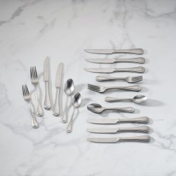 Alternative view of Lenox Premium Textured Neutrals 24-Piece Flatware Set