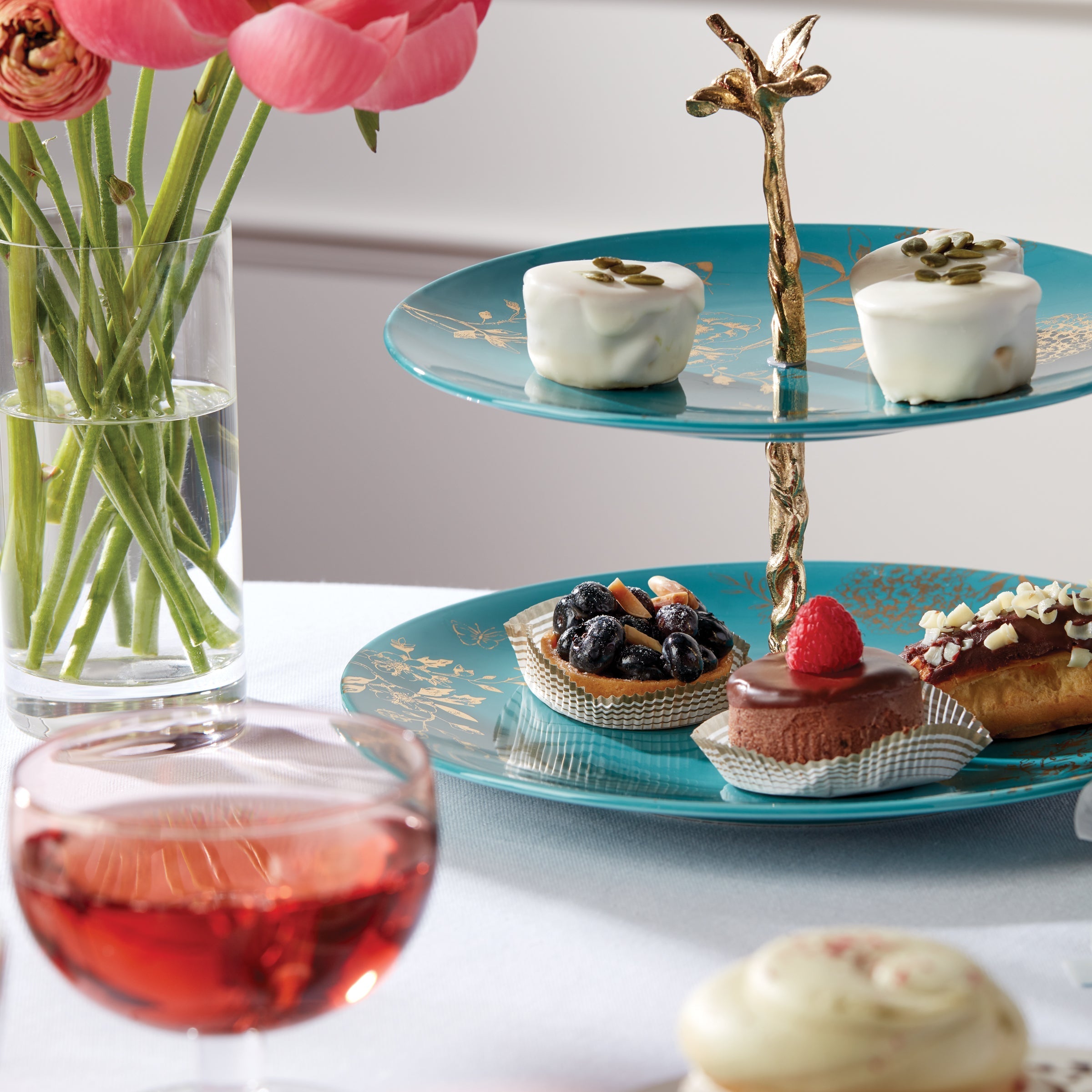 Lenox Premium Sprig & Vine 2-Tiered Server - Image 3