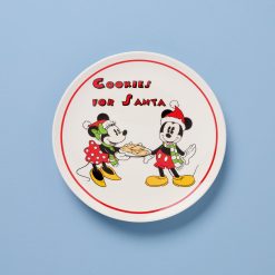 Lenox Premium Disney Holiday Cookies for Santa Plate