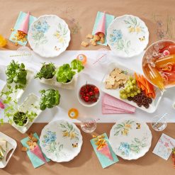 Alternative view of Lenox Premium Butterfly Meadow Melamine All-Purpose Bowls, Set of 4