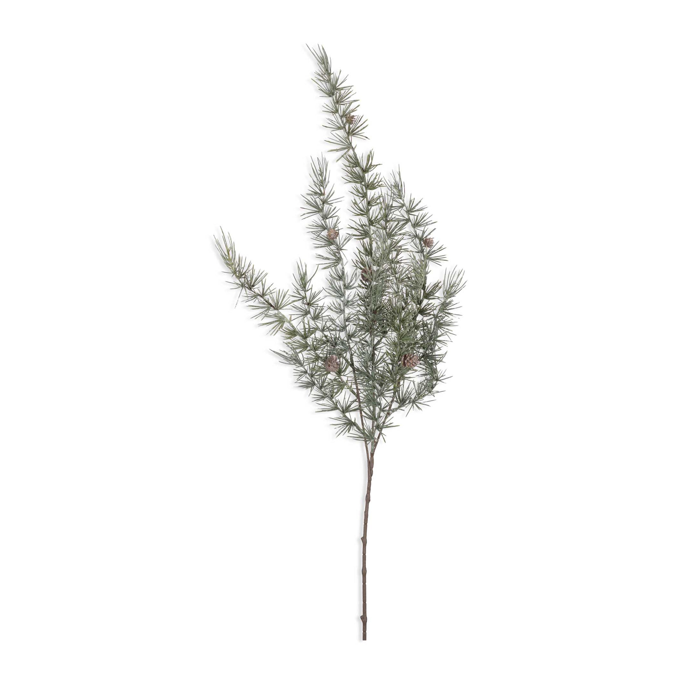 Lenox Premium Artificial Cedar and Pinecone Branch - Image 2