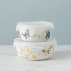 Alternative view of Lenox Premium Butterfly Meadow Small Round Container