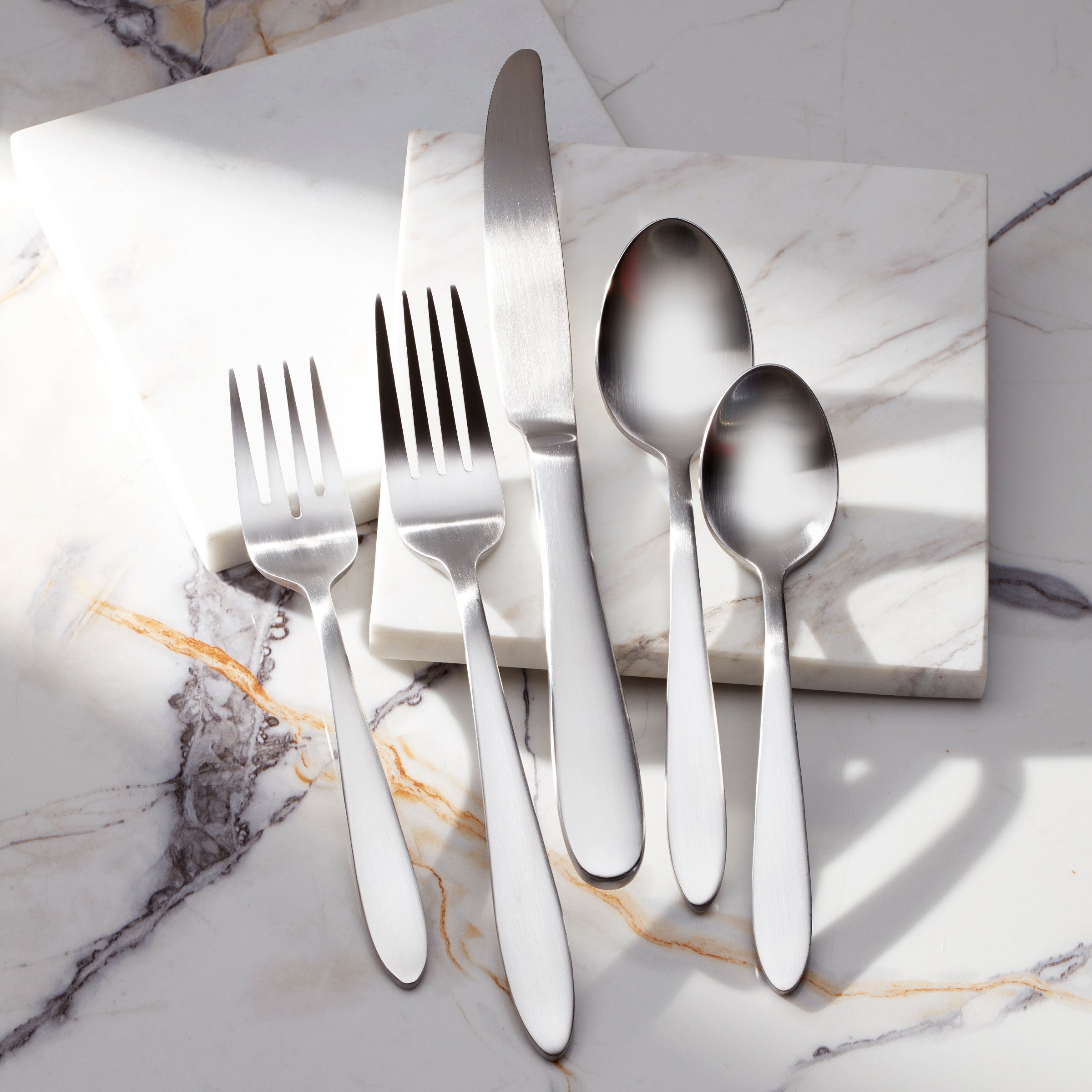 Lenox Premium Mooncrest Satin 20-Piece Flatware Set - Image 3
