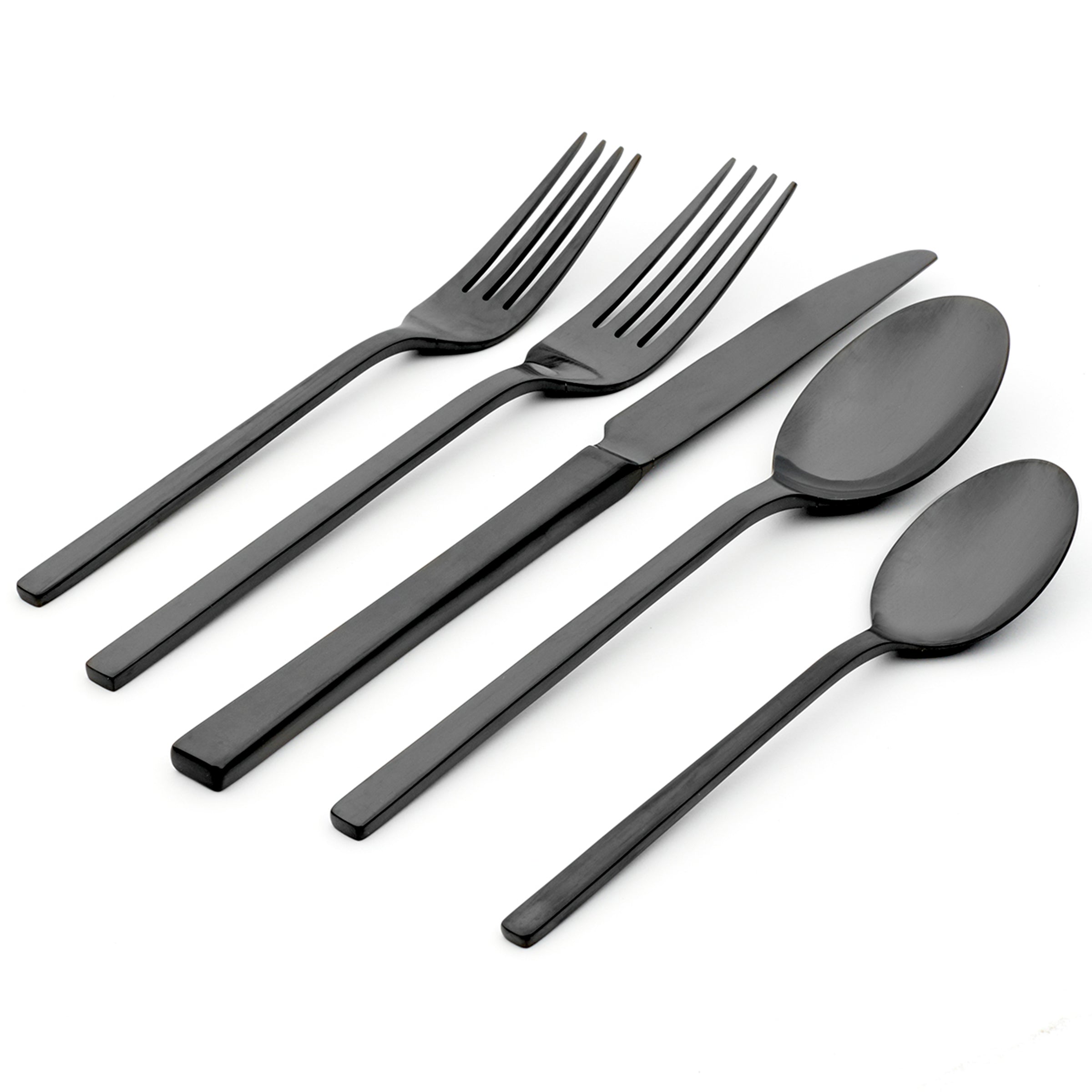 Lenox Premium Allay Midnight 20-Piece Flatware Set